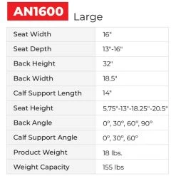 Anchor Bathing Chair - Large -FLAGHOUSE Sales Shop AnchorBathingChair Large XL 6