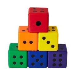 Colored Dice - Set Of 6