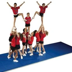 FlagHouse 2' Panel 2''-Thick Cross-Linked PE Mat With 2 Sided Hook And Loop Fasteners - 5' X 10'