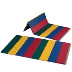 FlagHouse Deluxe Rainbow Mats - 4 Sided Hook And Loop Fasteners - 5' X 10'