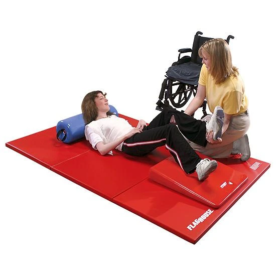 FlagHouse Extra-Firm Folding Mats - 2 Sides - 6' X 8' 3 FlagHouse Extra-Firm Folding Mats - 2 Sides - 6' X 8'