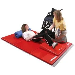 FlagHouse Extra-Firm Folding Mats - 4 Sides - 4' X 6'