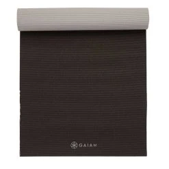 Gaiam Premium Yoga Mat - 2 Color 6mm Granite Storm