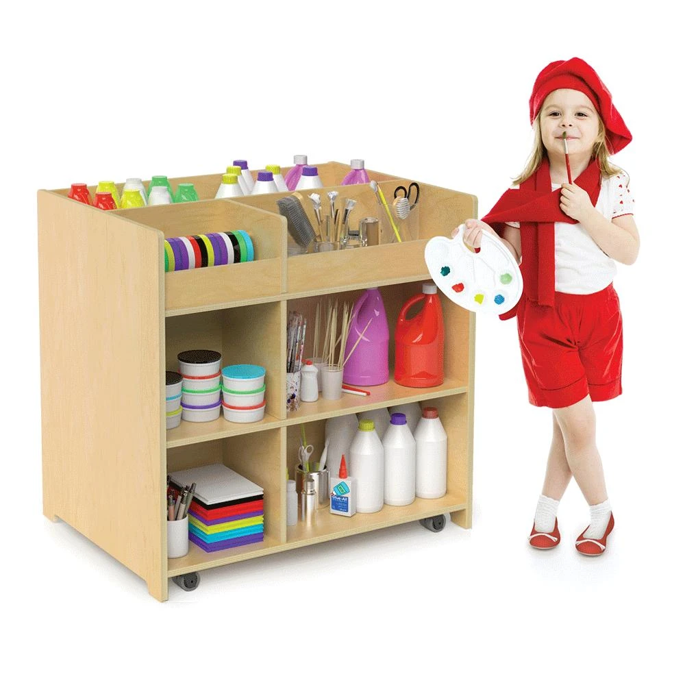 Mobile Deluxe Art Supply Cart 3 Mobile Deluxe Art Supply Cart