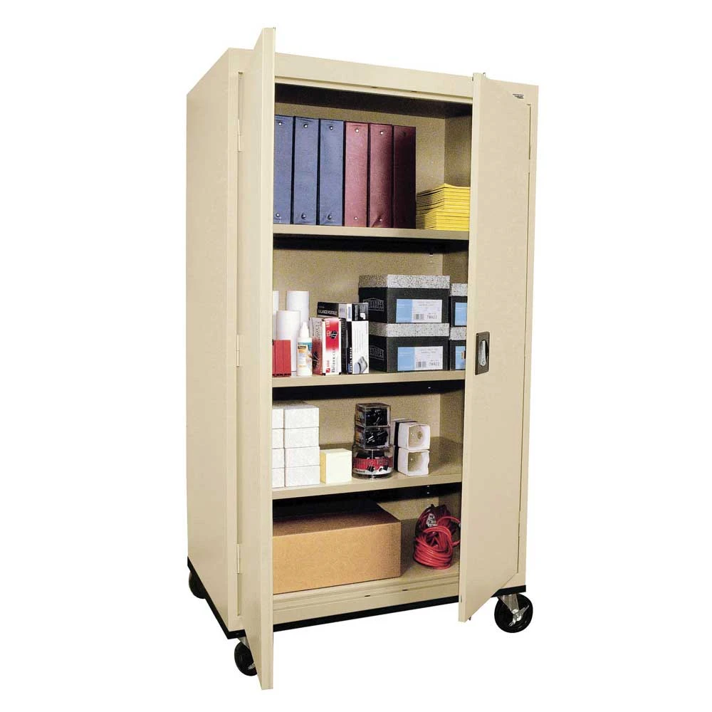 Mobile Storage Cabinets - 66''H General Storage 3 Mobile Storage Cabinets - 66''H General Storage
