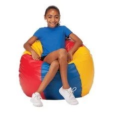 Multicolored Beanbag Chair - Large