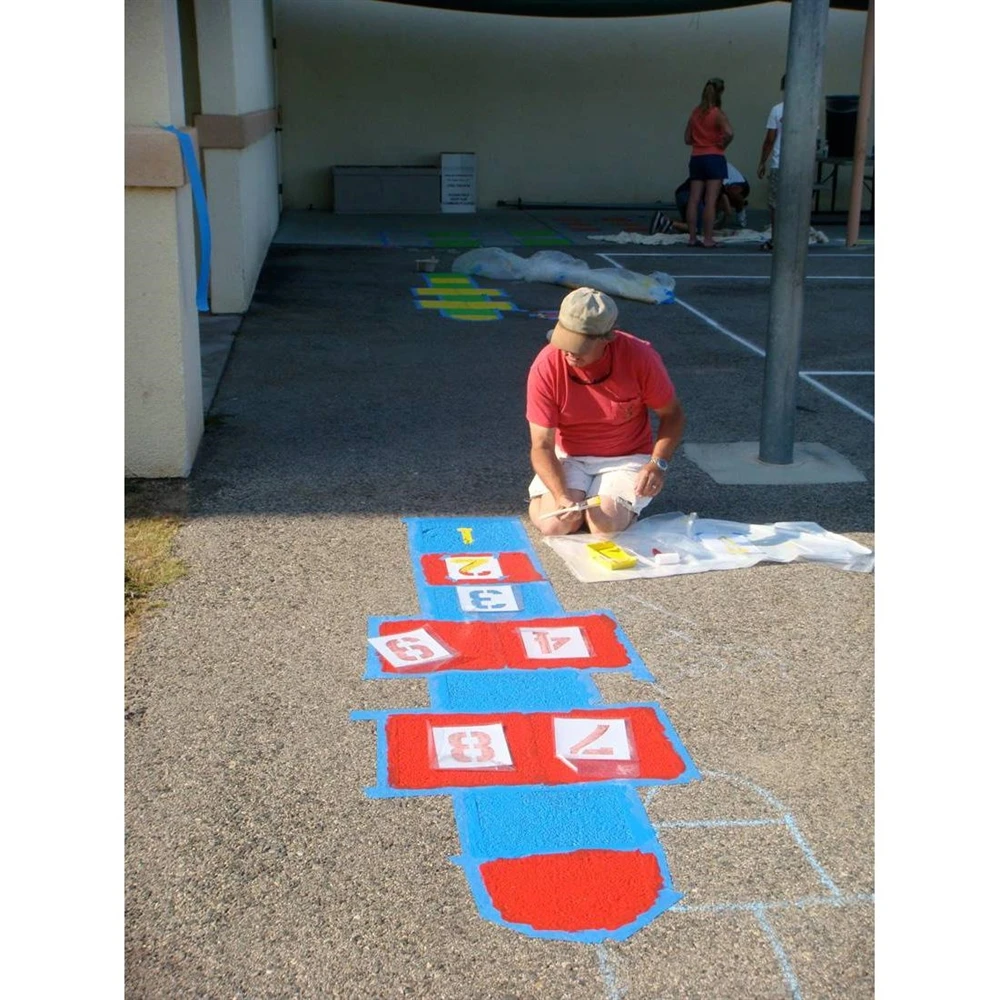Peaceful Playgrounds⢠Hopscotch Stencil 5 Peaceful Playgrounds⢠Hopscotch Stencil - Image 3