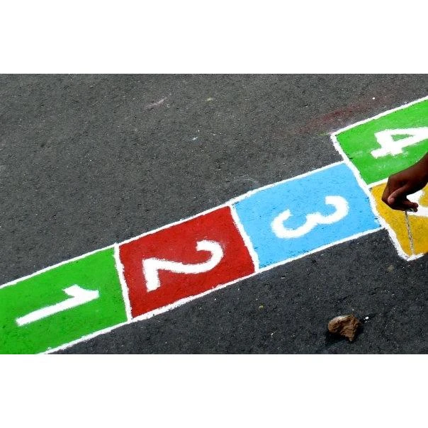 Peaceful Playgrounds⢠Hopscotch Stencil 4 Peaceful Playgrounds⢠Hopscotch Stencil - Image 2