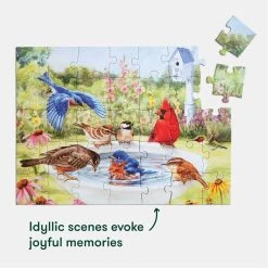 Puzzle - Bathing Birds 11 Puzzle - Bathing Birds -FLAGHOUSE Sales Shop Puzzle BathingBirds XL 2
