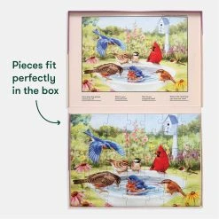 Puzzle - Bathing Birds 13 Puzzle - Bathing Birds -FLAGHOUSE Sales Shop Puzzle BathingBirds XL 4