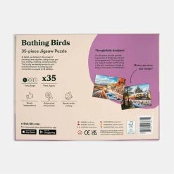 Puzzle - Bathing Birds 15 Puzzle - Bathing Birds -FLAGHOUSE Sales Shop Puzzle BathingBirds XL 6