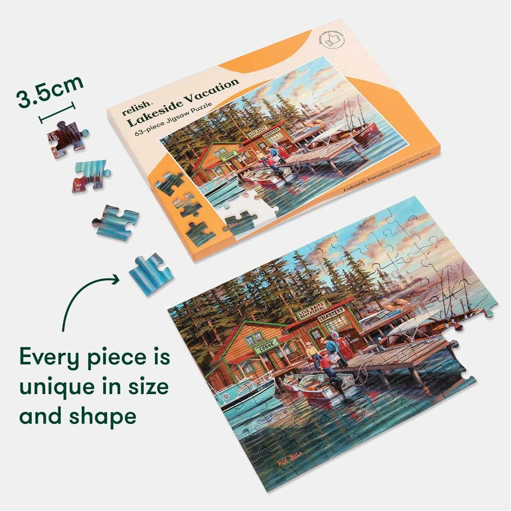 Puzzle - Lakeside Vacation 7 Puzzle - Lakeside Vacation - Image 5