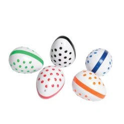 Tactile Egg Shakers- Set Of 12