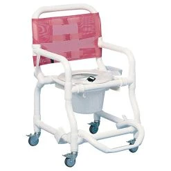 Wheeled Deluxe Shower Chair & Commode